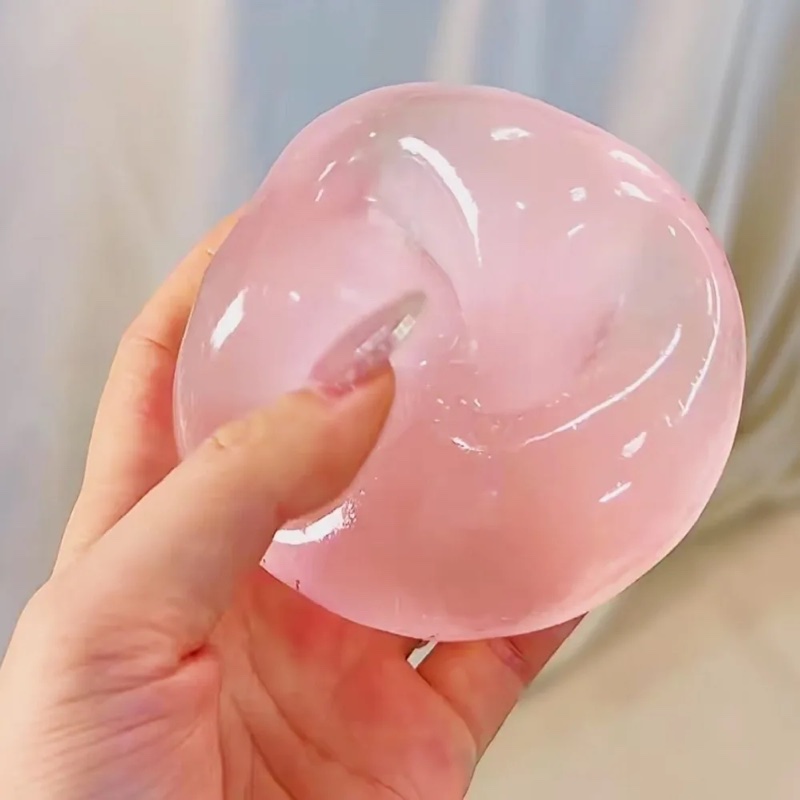 Bulle d'Eau Rose, squishy kawaii rose pastel