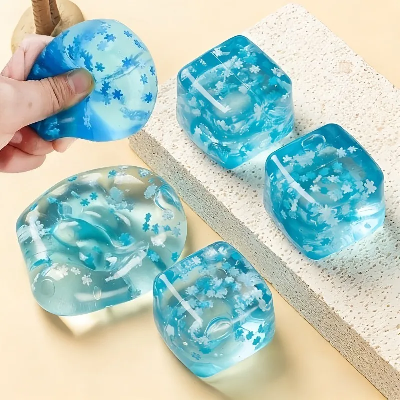 Glaçon Bleu — squishy anti-stress kawaii