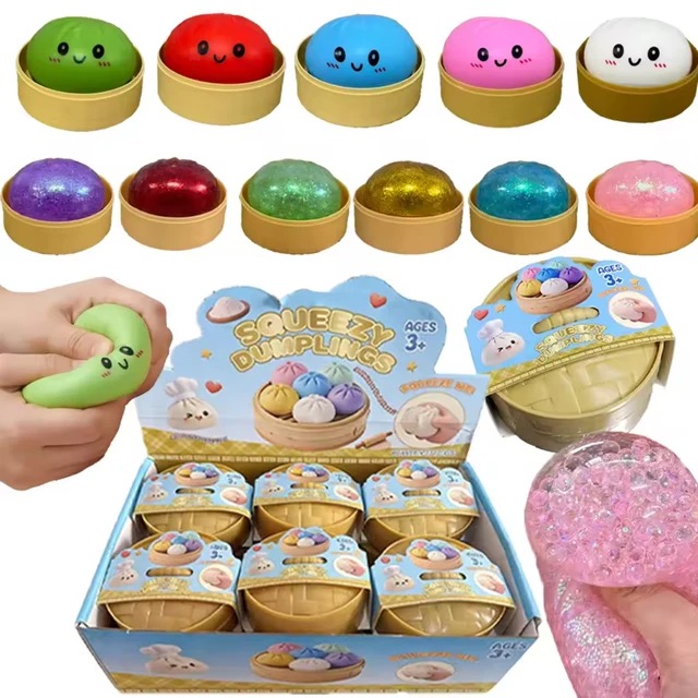 Blind Box Dumpling, squishy surprise pas cher
