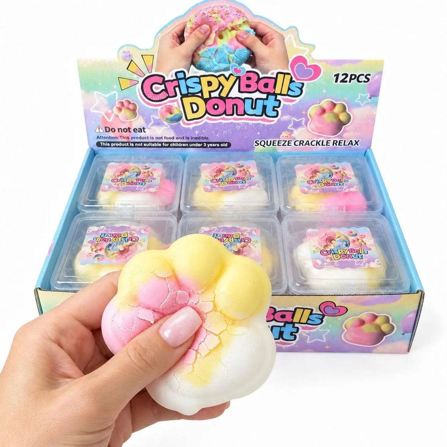Squishy Patte de Chat Crispy, squishy anti-stress kawaii